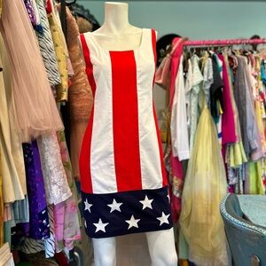 90s American Flag Dress